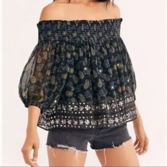 Free People Age of Aquarius Top - Picture 2 of 11